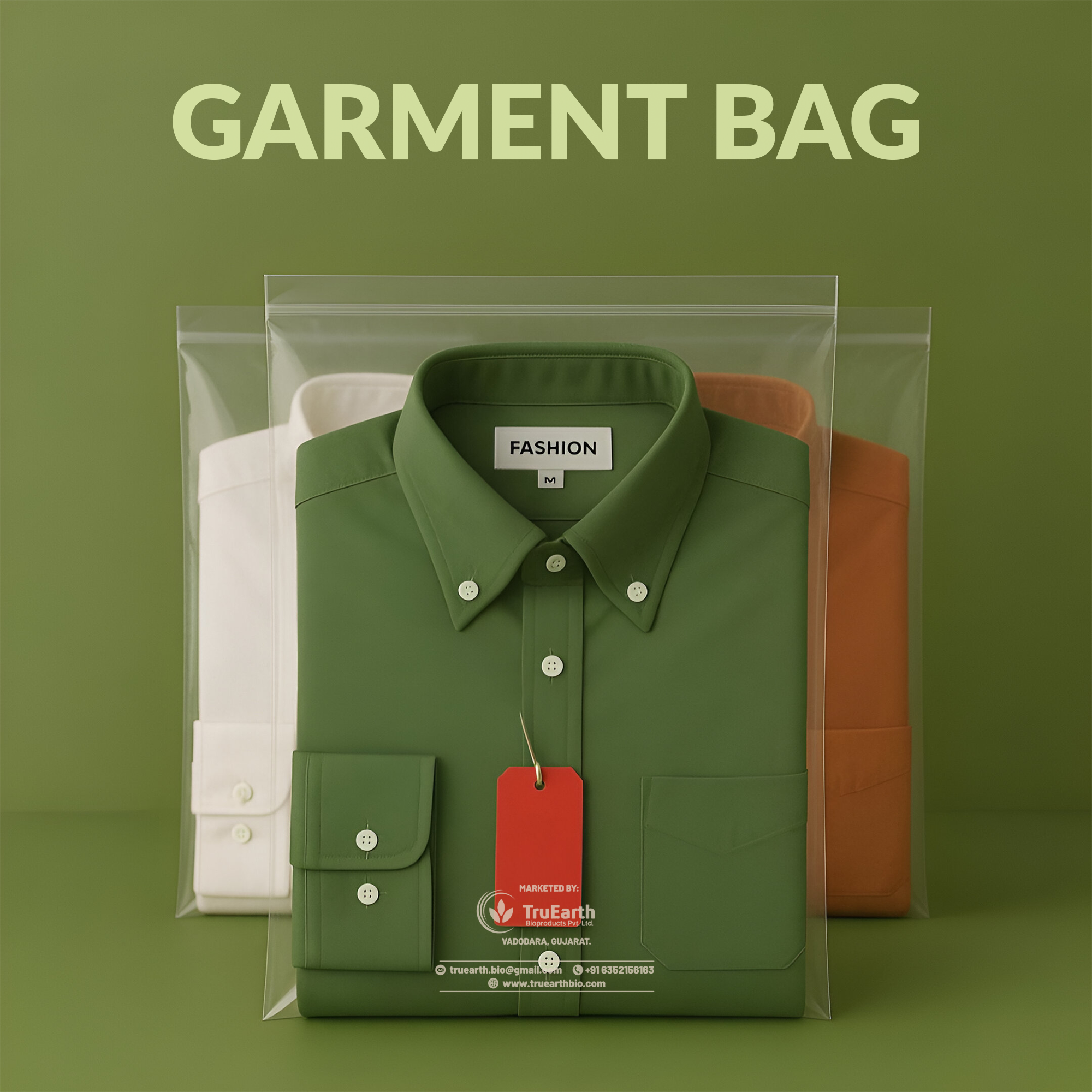 COMPOSTABLE GARMENT BAGS